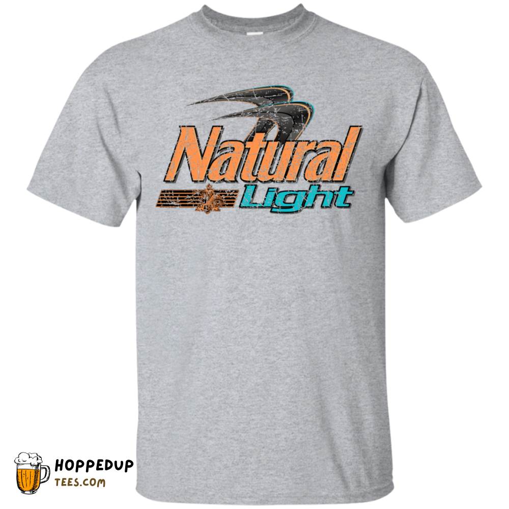 Natural Light Distinct Worn Label Pattern T-Shirt HU