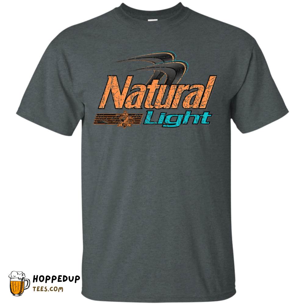 Natural Light Distinct Worn Label Pattern T-Shirt HU