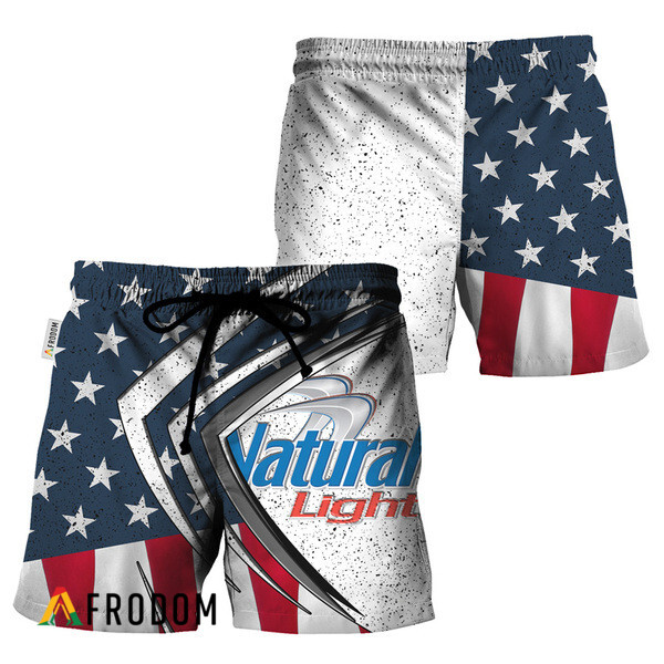 Natural Light Fourth Of July Esports Hawaiian Shorts HU