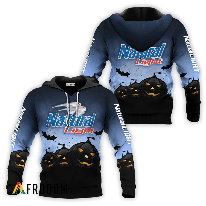 Natural Light Halloween Night Pumpkin Hoodie HU
