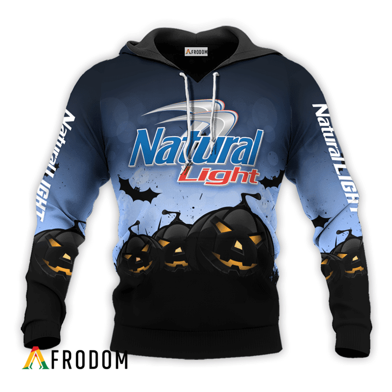 Natural Light Halloween Night Pumpkin Hoodie HU
