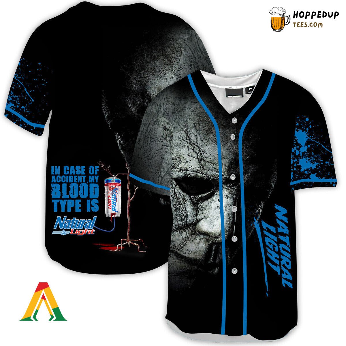 Natural Light Michael Myers Halloween Horror Distinct Baseball Jersey