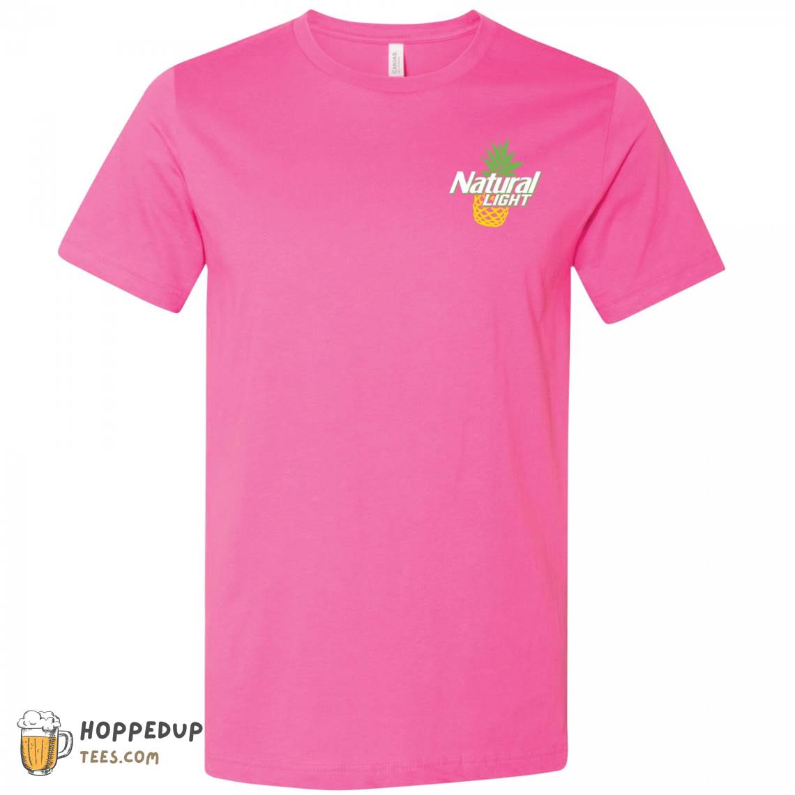 Natural Light Naturdays Pineapple Custom T-Shirts