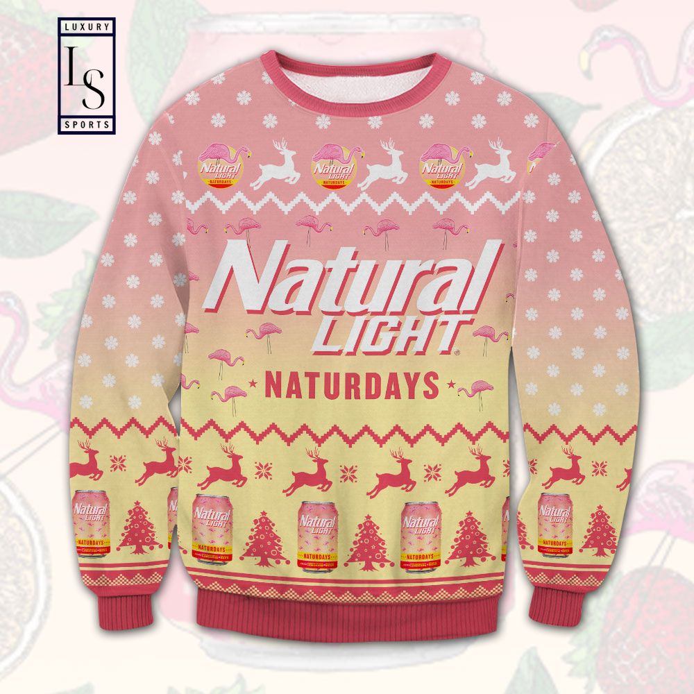 Natural Light Naturdays Ugly Christmas Sweater HU