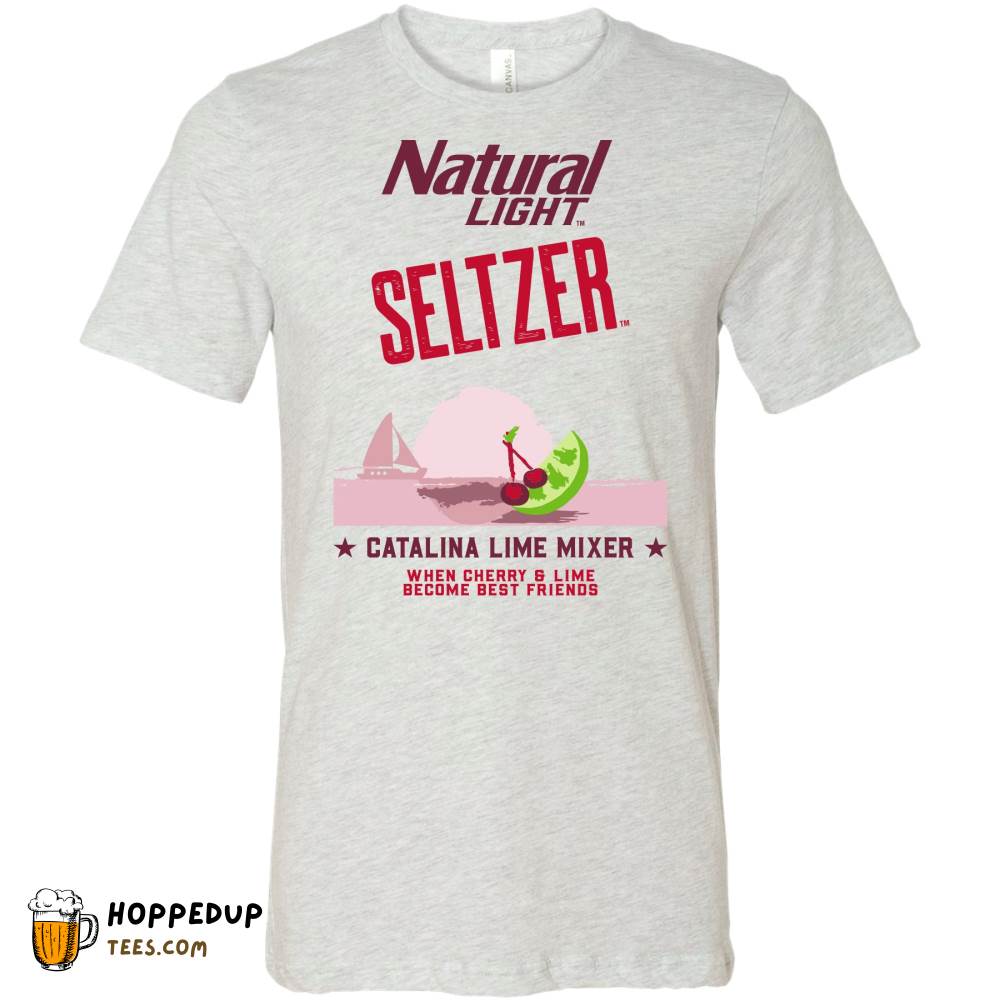 Natural Light Seltzer Catalina Lime Logo Tee HU