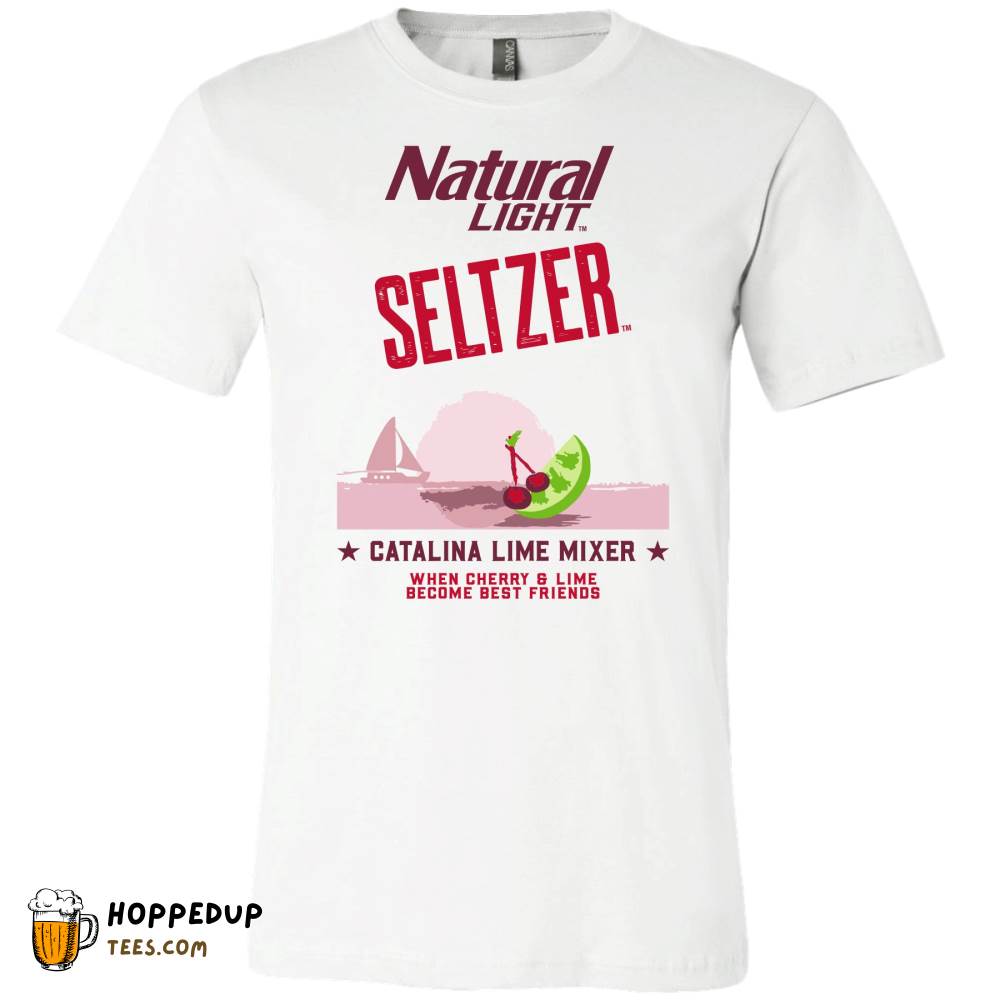 Natural Light Seltzer Catalina Lime Logo Tee HU
