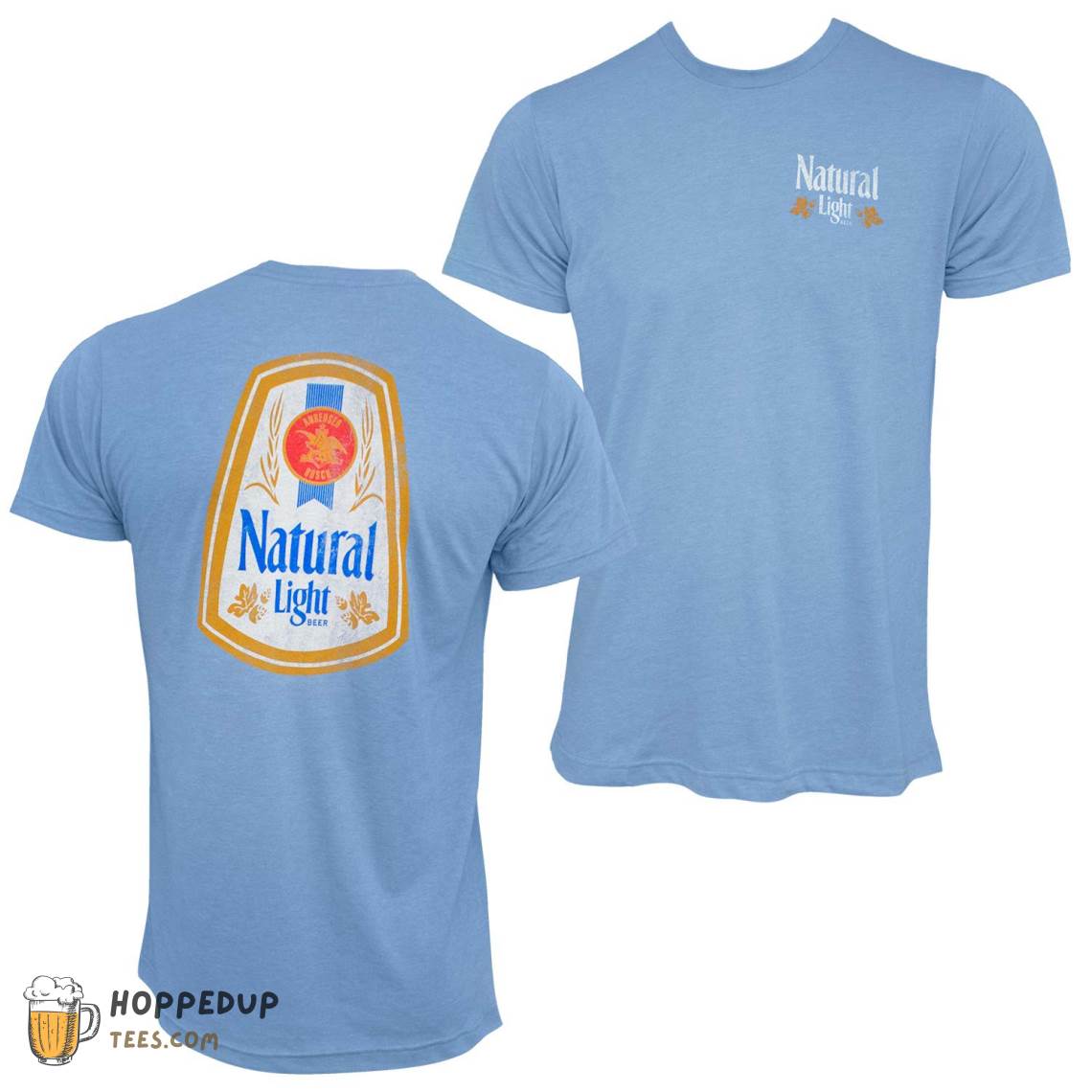 Natural Light Two Sided Graphic Tee