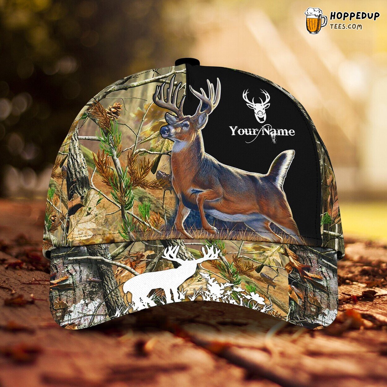 Nature’s Game Personalized 3D Classic Cap Deer Hunting Enthusiast Design