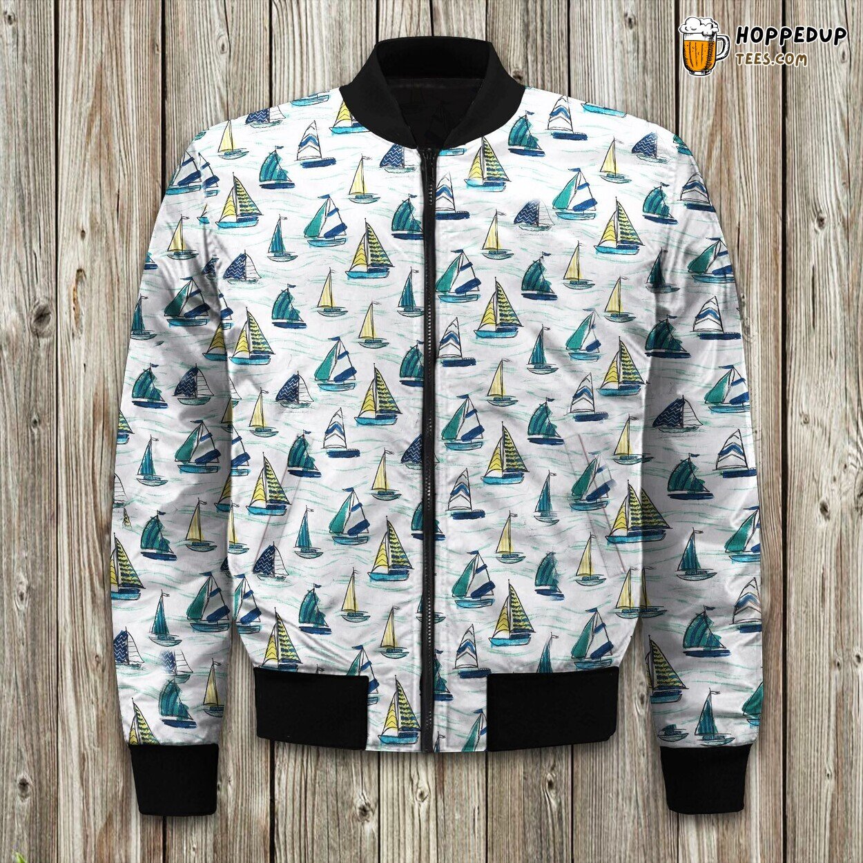Nautical Dockside Stylish Winter Bomber Jacket Unique Collection Design