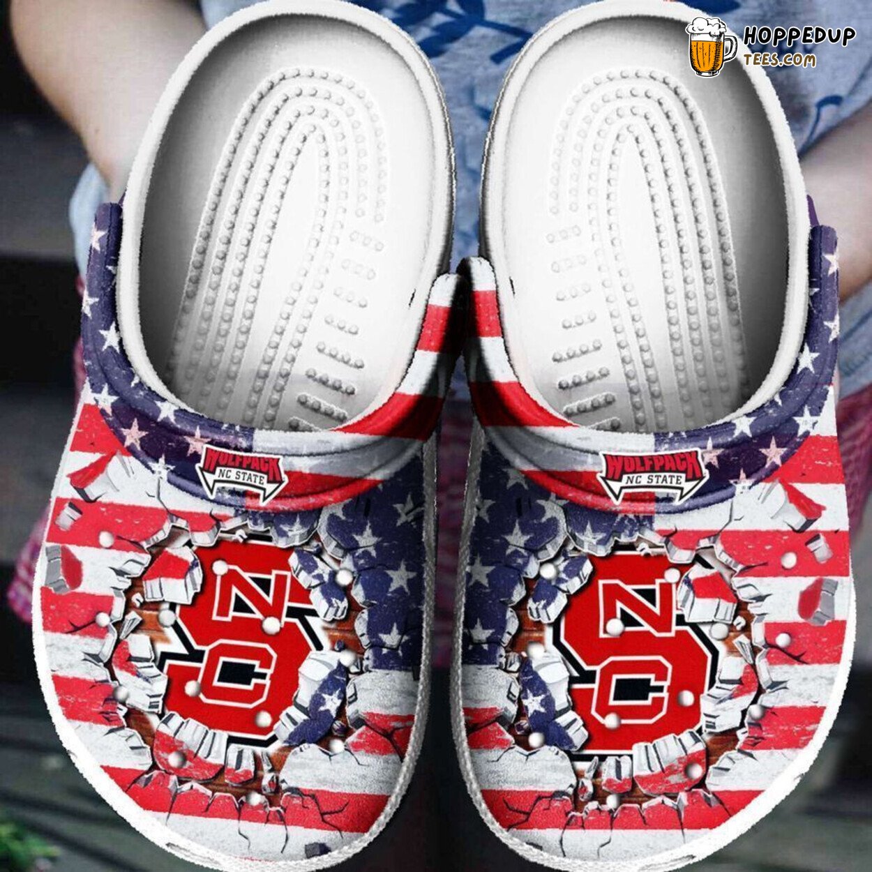 NC State Wolfpack Comfortable Unique Design Classic Clog Shoes