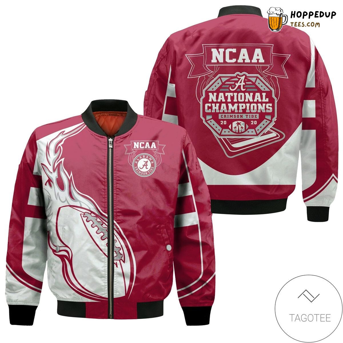 NCAA Alabama Crimson Tide Premium Crafted Bomber Jacket Collection