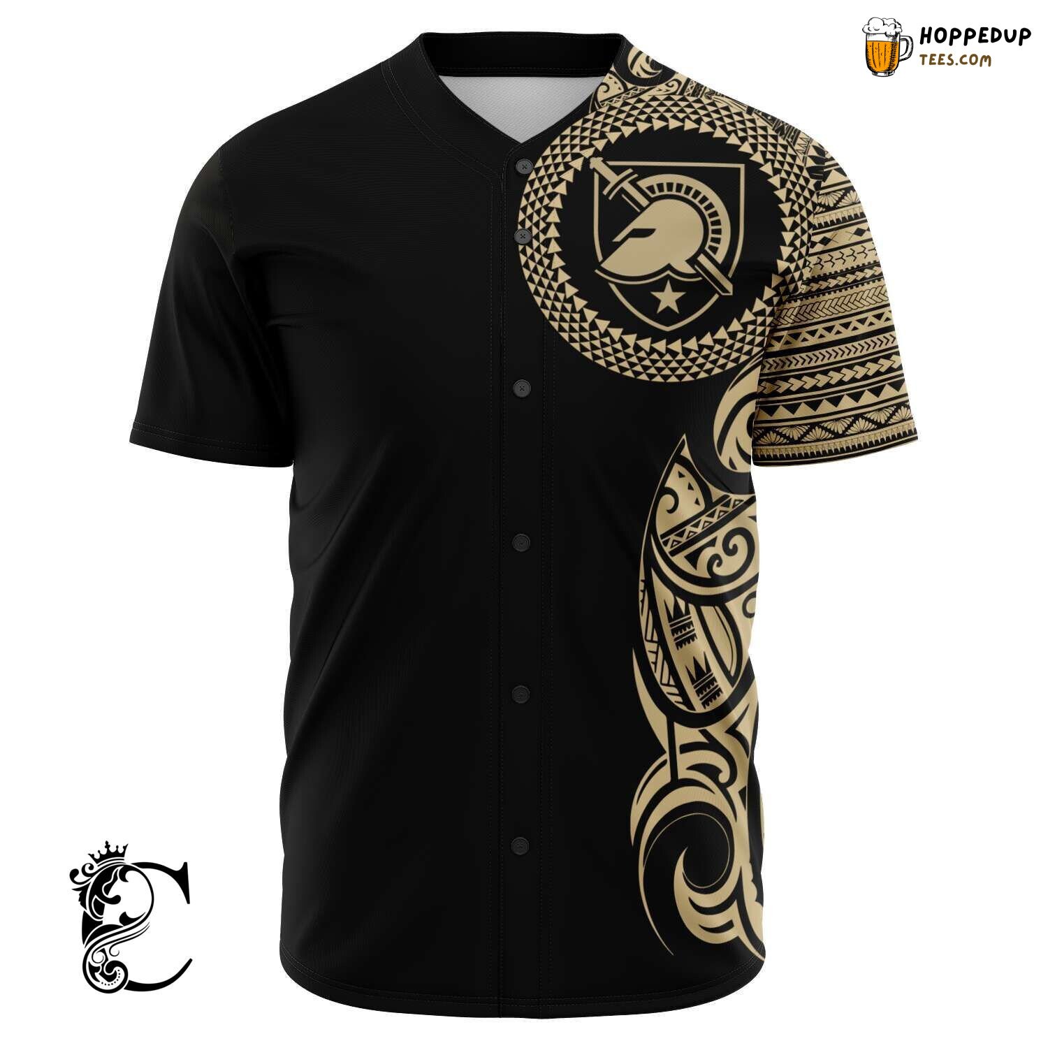 NCAA Army Black Knights Polynesian Baseball Jersey Unisex Shirt