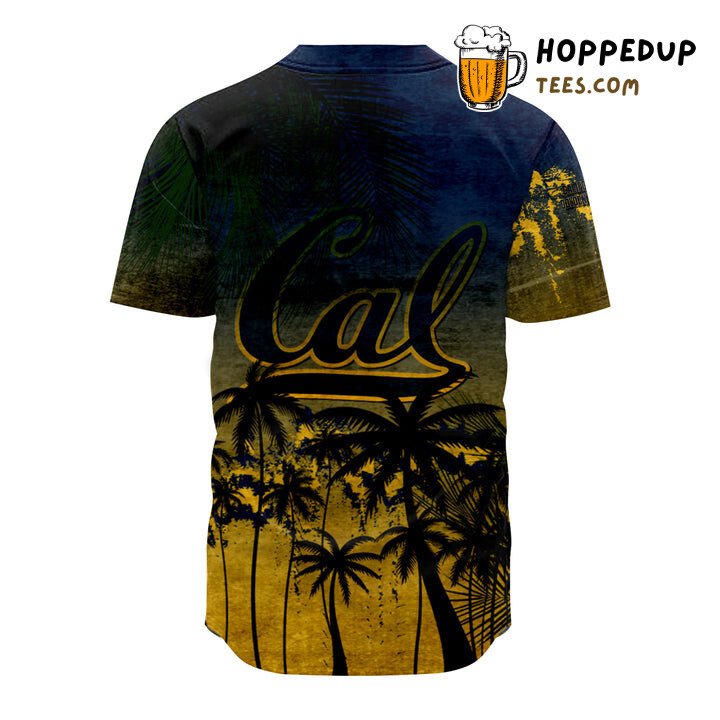 NCAA California Golden Bears Coconut Tree Baseball Jersey Unisex Shirt