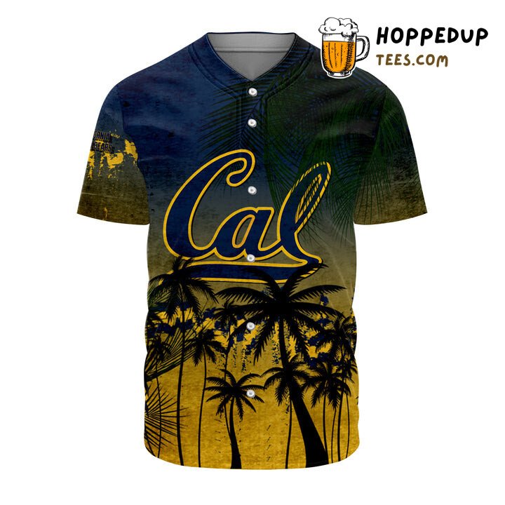 NCAA California Golden Bears Coconut Tree Baseball Jersey Unisex Shirt NCAA California Golden Bears Coconut Tree Baseball Jersey Unisex Shirt