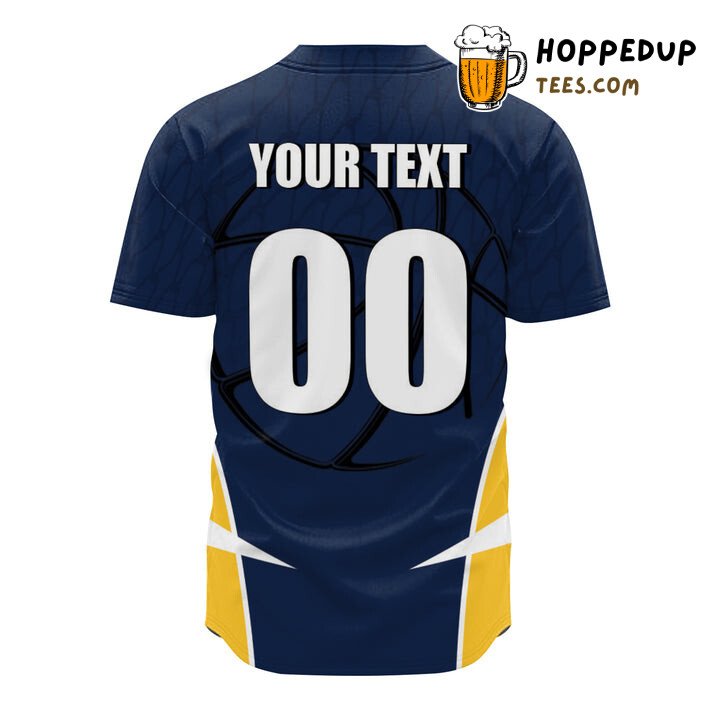 NCAA California Golden Bears Custom Text Number Blue Baseball Jersey V5 Unisex Shirt