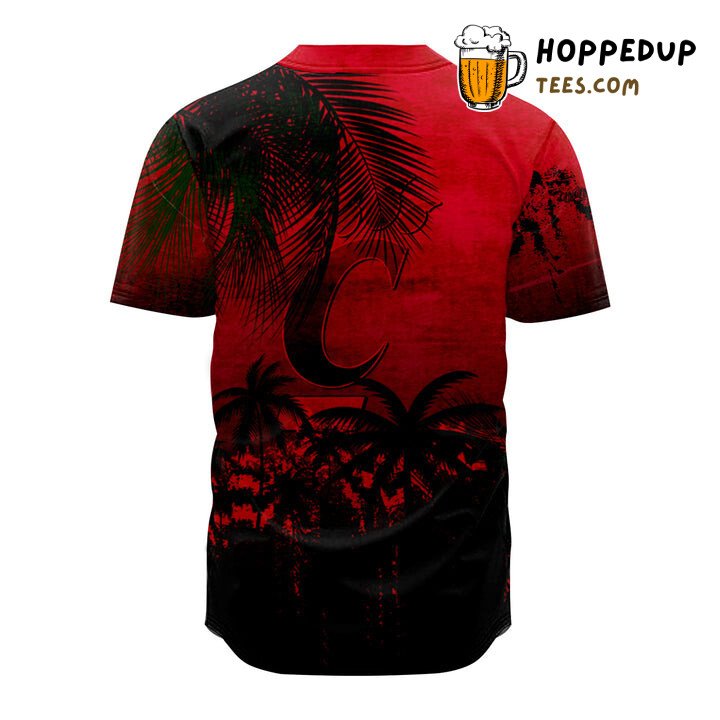 NCAA Cincinnati Bearcats Coconut Tree Baseball Jersey Unisex Shirt