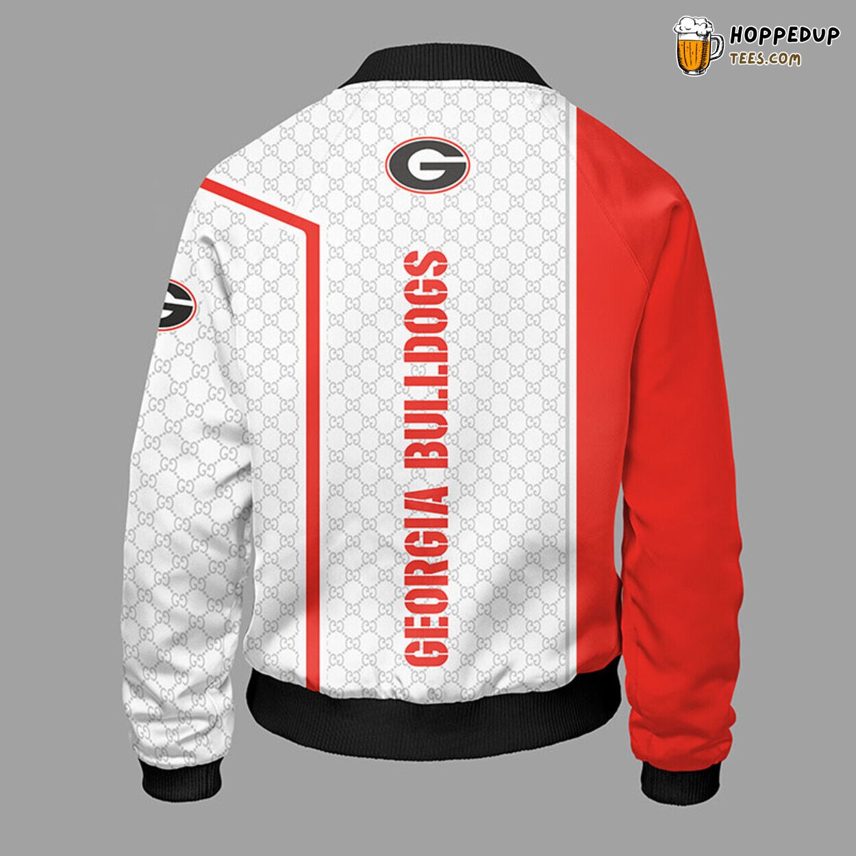 NCAA Georgia Bulldogs Unisex Premium Orange Bomber Jacket Design