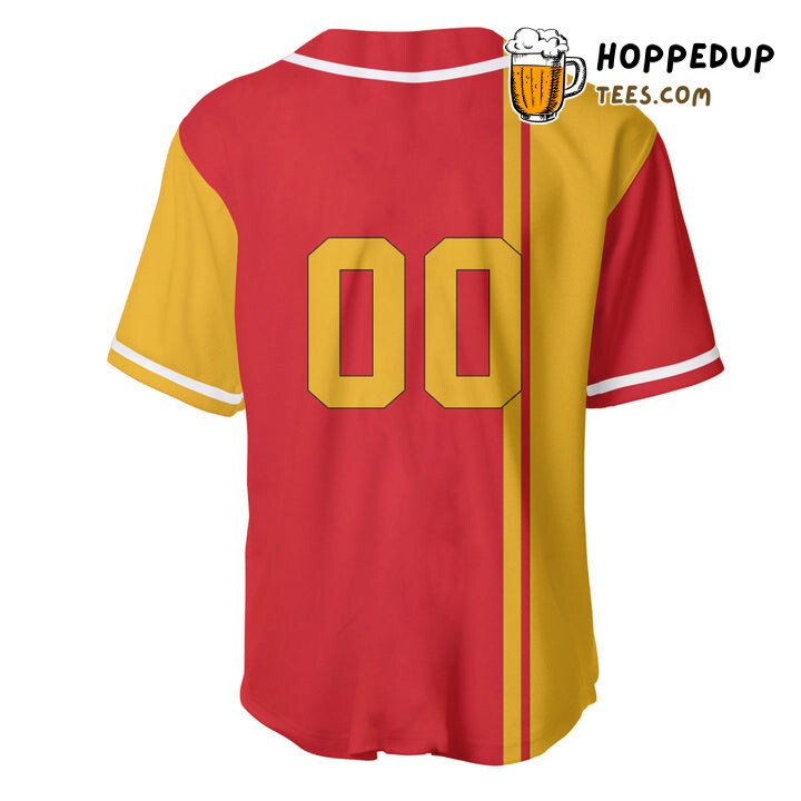 NCAA Iowa State Cyclones Custom Text Number Cardinal Orange Baseball Jersey Unisex Shirt