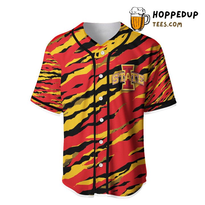 NCAA Iowa State Cyclones Orange Gold Baseball Jersey Unisex Shirt