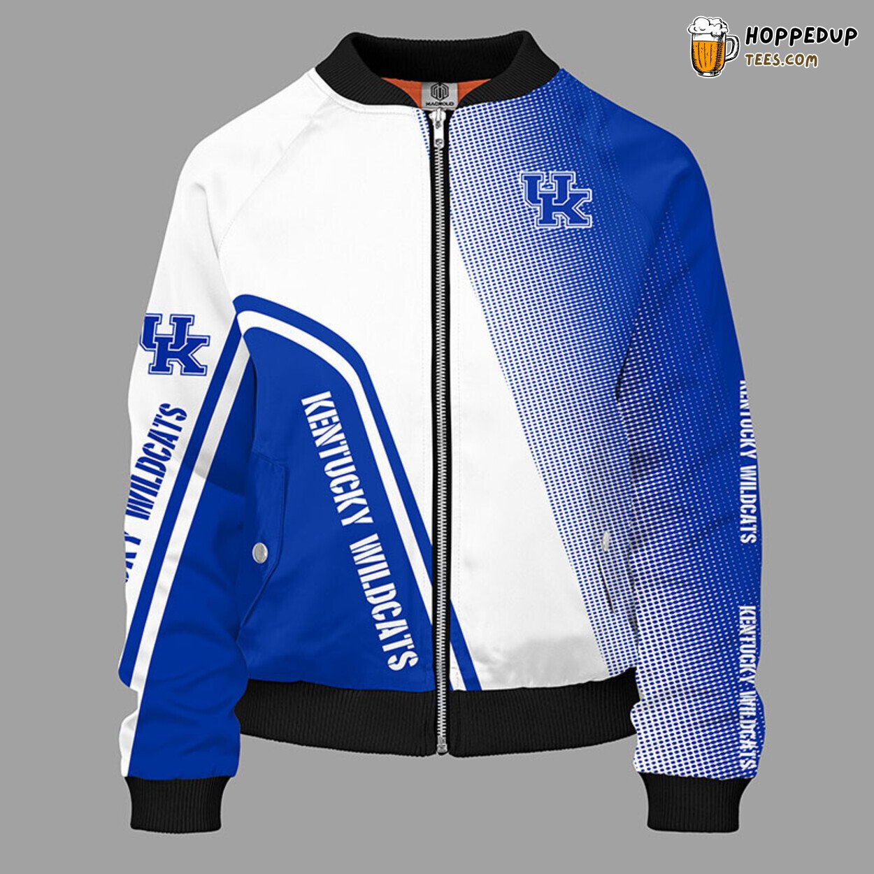 NCAA Kentucky Wildcats Classic Blue Premium Bomber Jacket Design