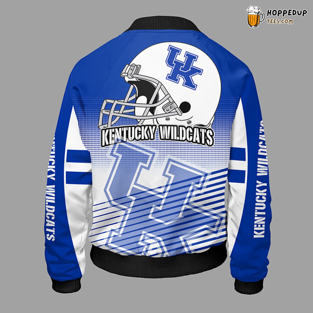 NCAA Kentucky Wildcats Unisex Blue Premium Bomber Jacket Design