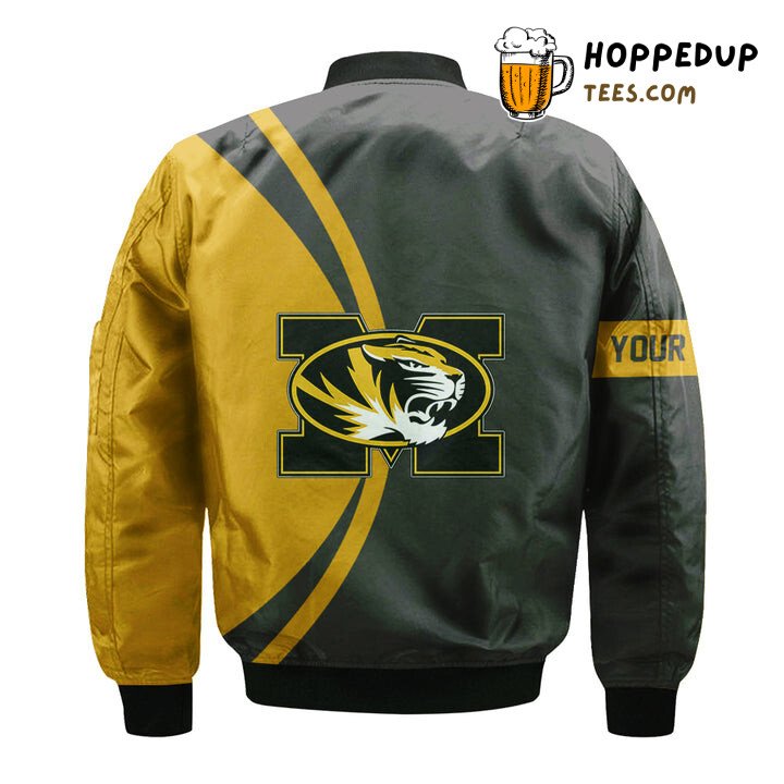 NCAA Missouri Tigers Custom Text Champions Bomber Jacket