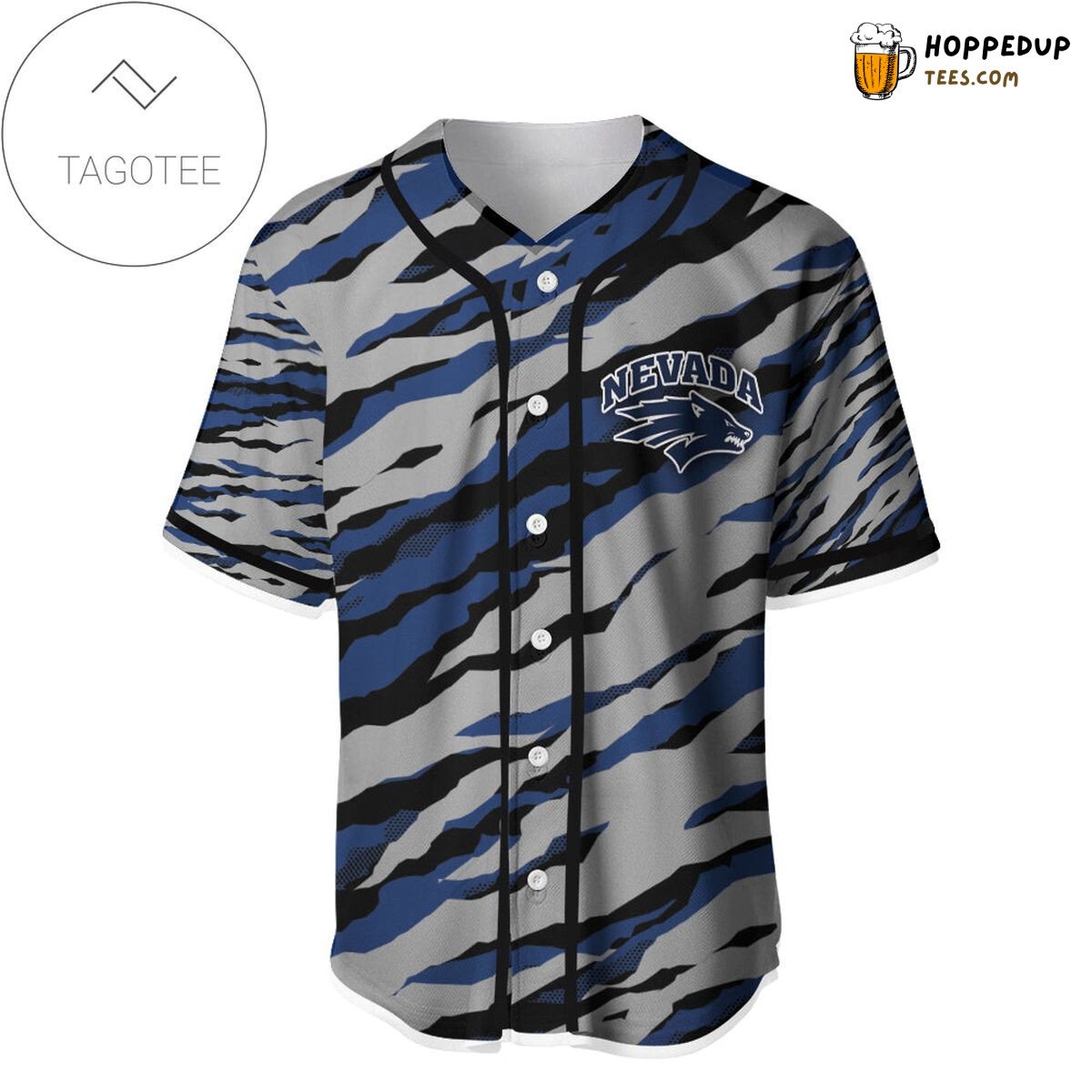 NCAA Nevada Wolf Pack Sport Style Keep Go On Baseball Jersey Unisex Shirt