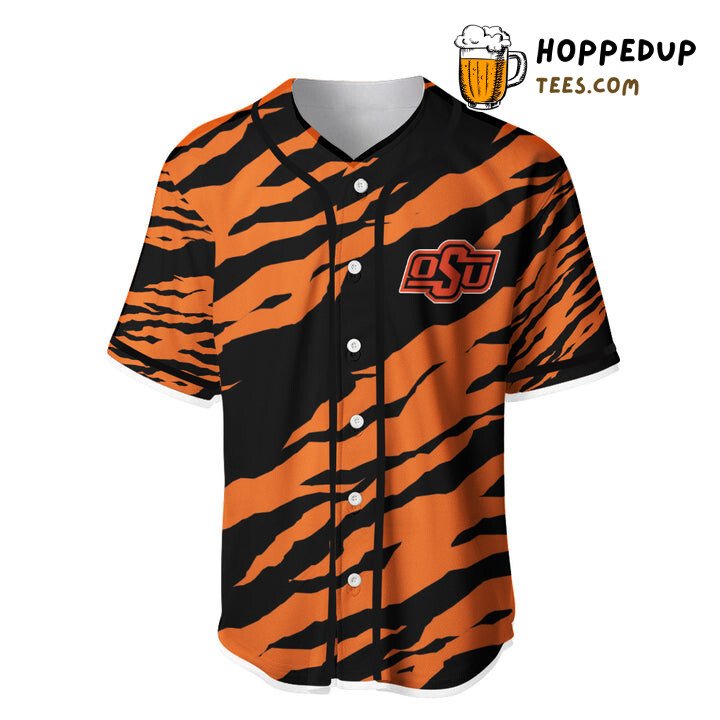 NCAA Oklahoma State Cowboys Orange Black Baseball Jersey Unisex Shirt NCAA Oklahoma State Cowboys Orange Black Baseball Jersey Unisex Shirt