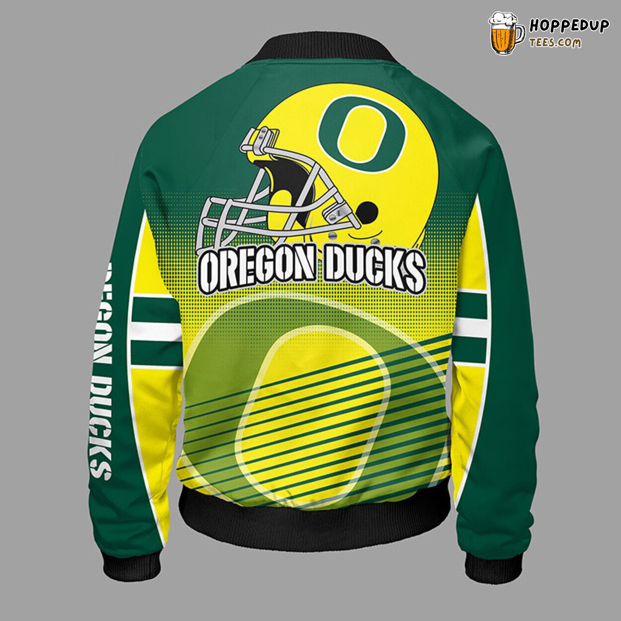 NCAA Oregon Ducks Green Unisex Premium Bomber Jacket Design