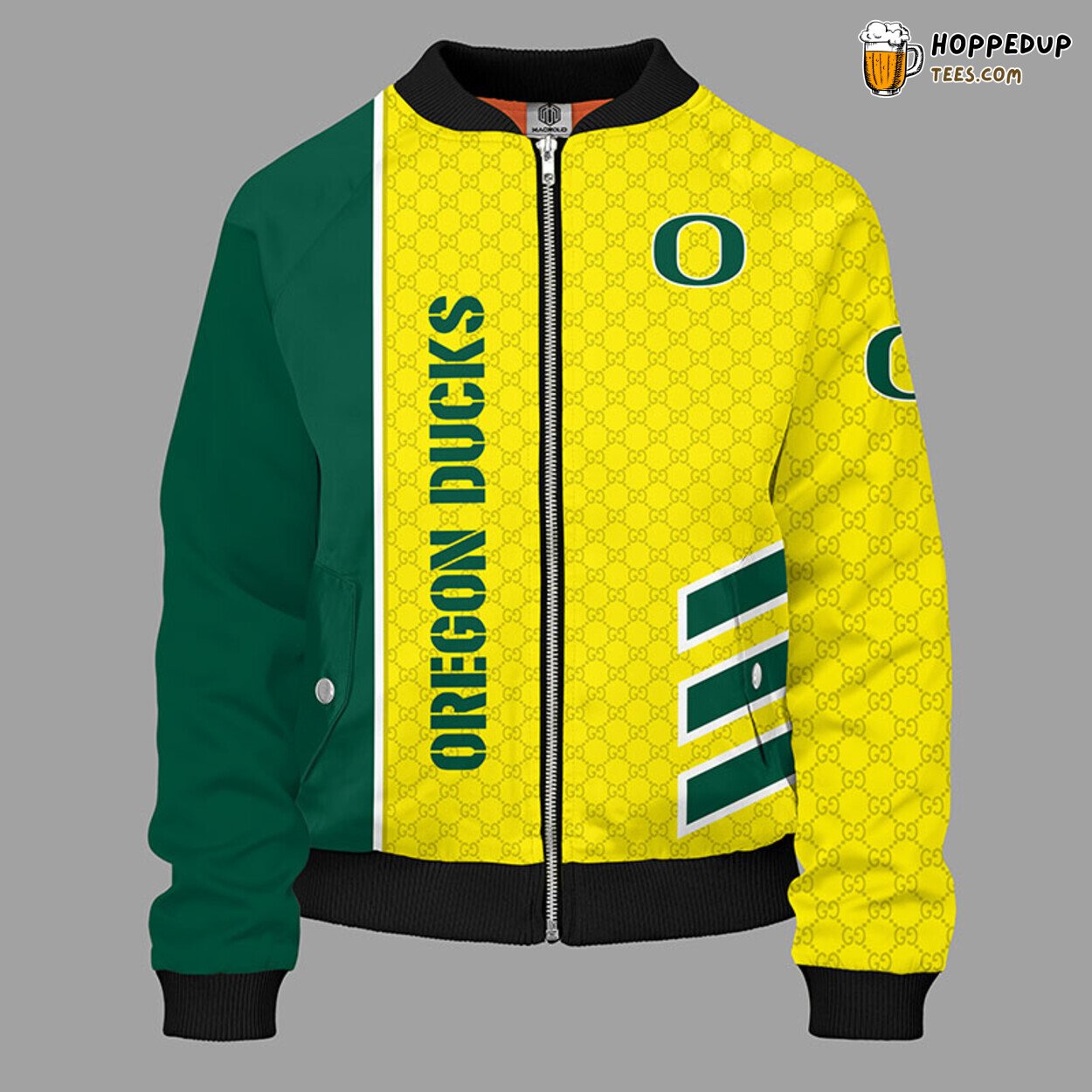 NCAA Oregon Ducks Unique Premium Green Bomber Jacket Design