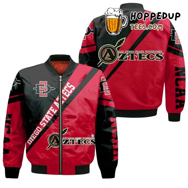 NCAA San Diego State Aztecs Cross Version Bomber Jacket