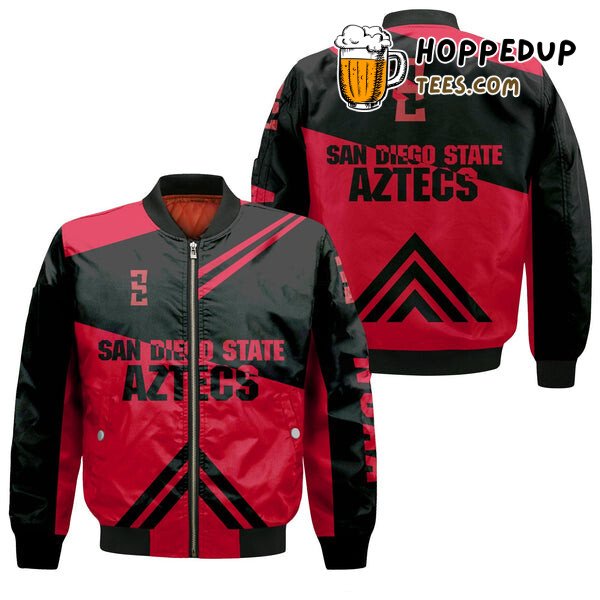 NCAA San Diego State Aztecs Stripes Version Bomber Jacket