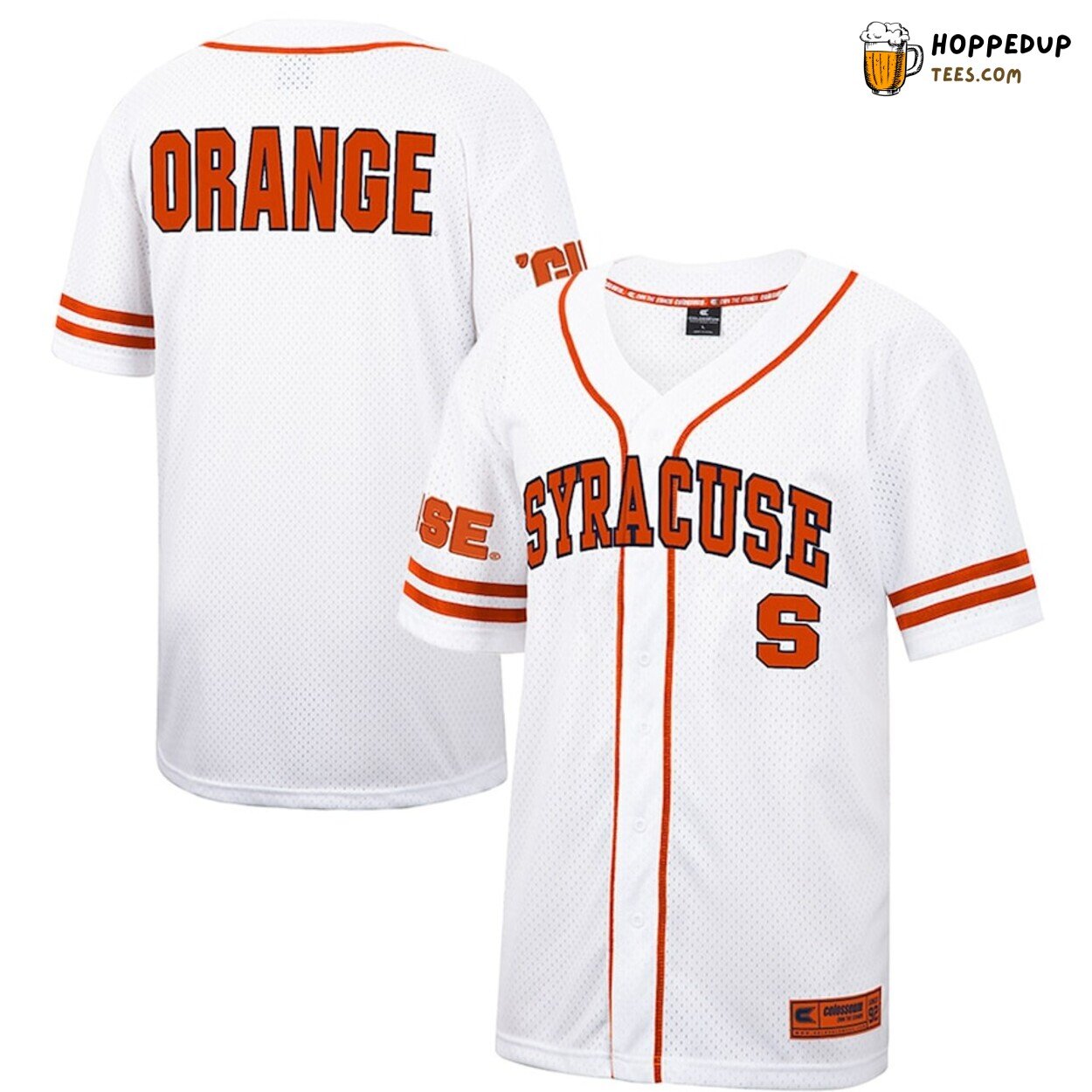 NCAA Syracuse Orange Unique Edition White Baseball Jersey Design Collection