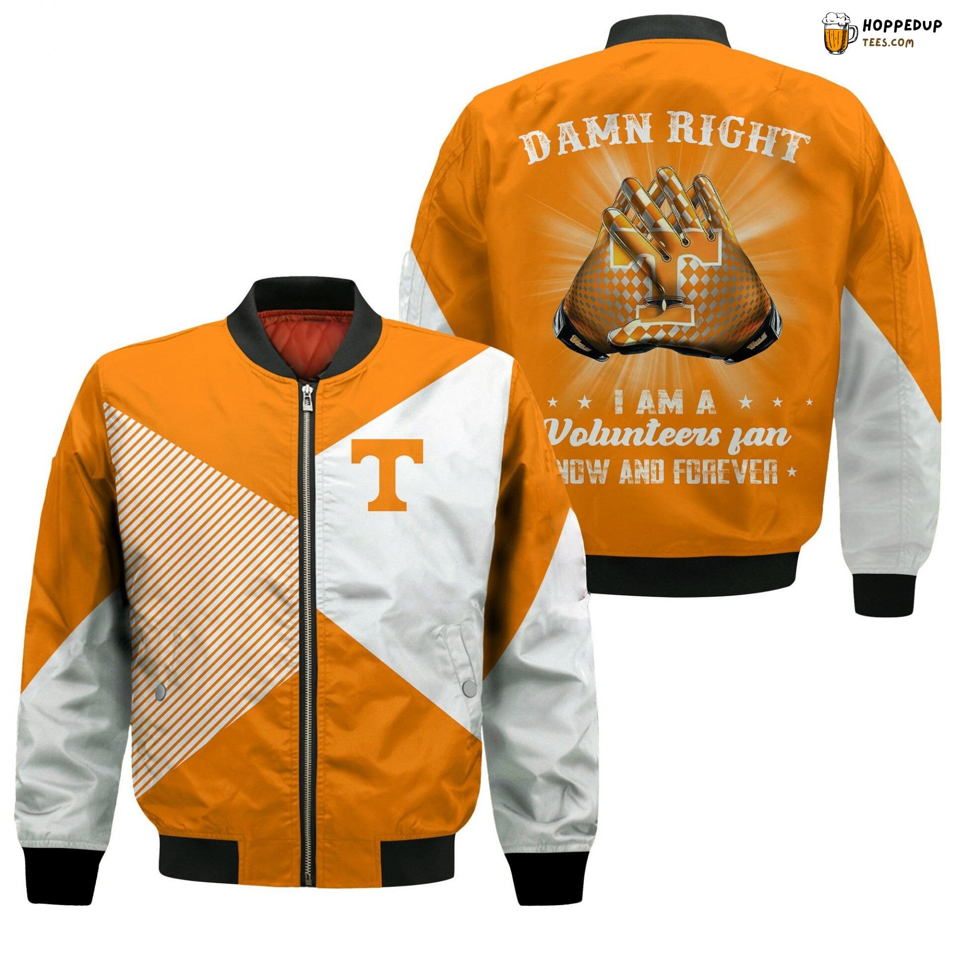 NCAA Tennessee Volunteers Fan Now And Forever Bomber Jacket