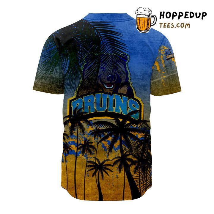 NCAA UCLA Bruins Coconut Tree Tropical Baseball Jersey Unisex Shirt