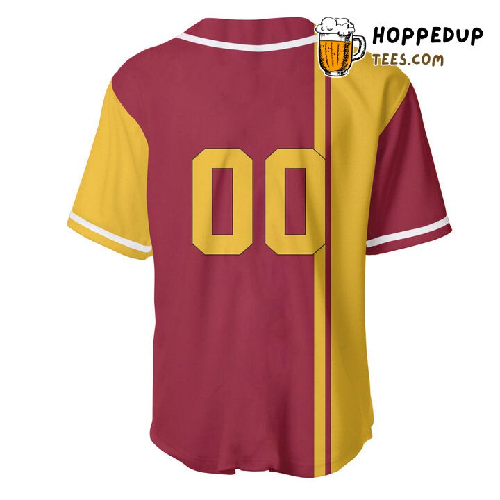 NCAA USC Trojans Custom Name Number Cardinal Gold Baseball Jersey Unisex Shirt