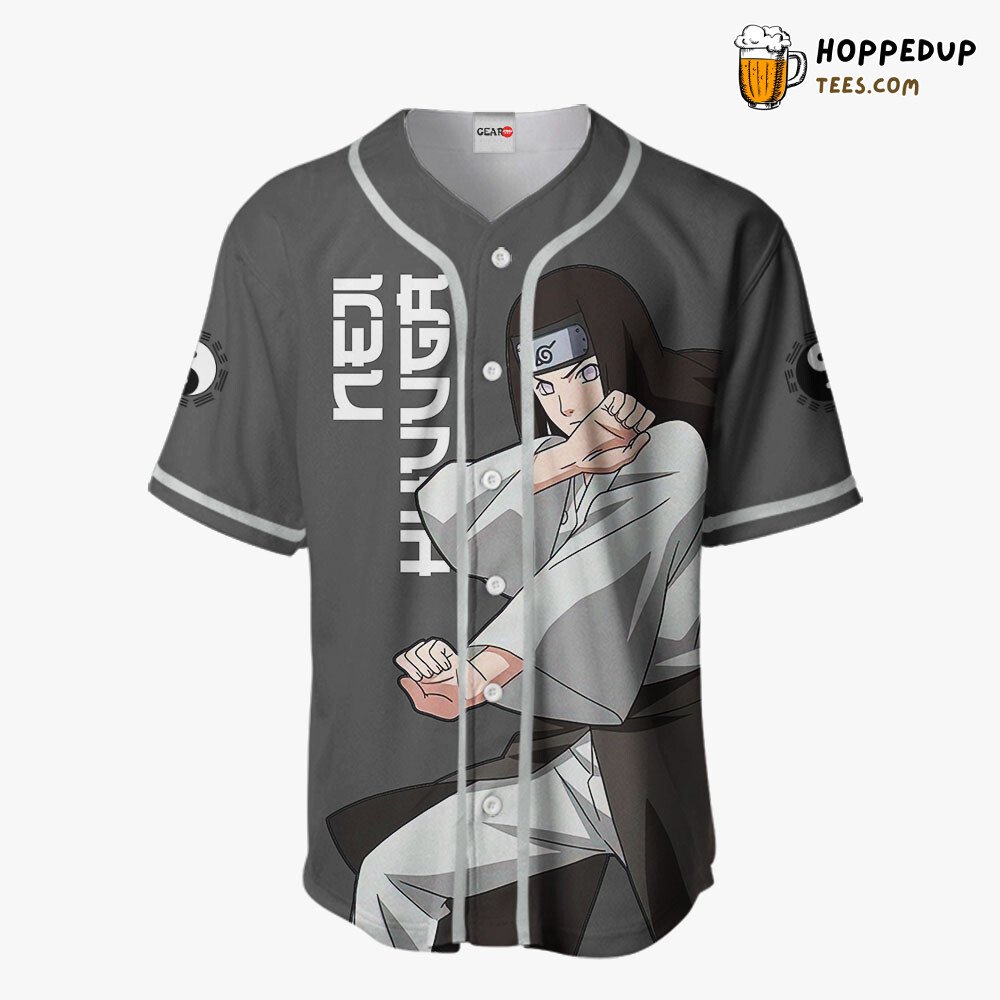 Neji Hyuuga Unique Anime Edition Design Baseball Jersey Distinctive Style