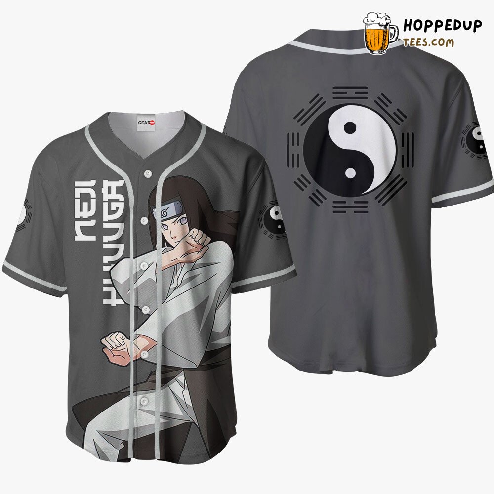 Neji Hyuuga Unique Anime Edition Design Baseball Jersey Distinctive Style