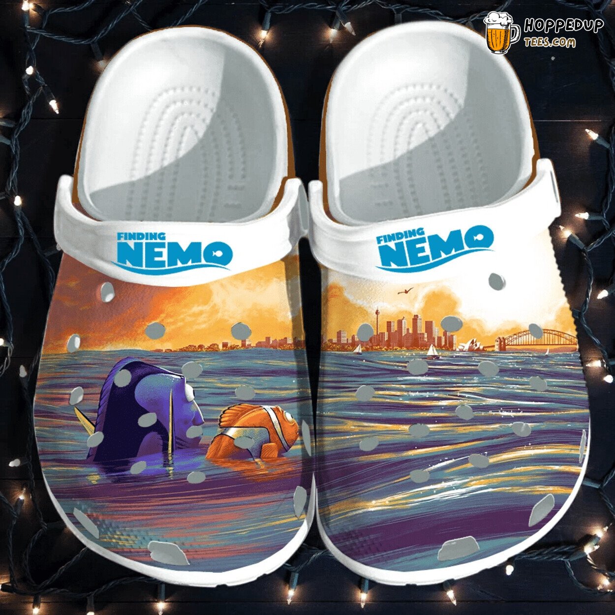 Nemo And Dory Inspired Ocean Adventure Comfortable Clog Shoes Fun Design