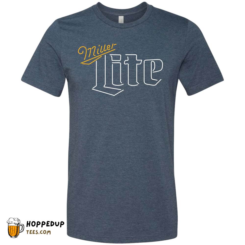 Neon Miller Lite Heather Navy Tee HU Neon Miller Lite Heather Navy Tee HU