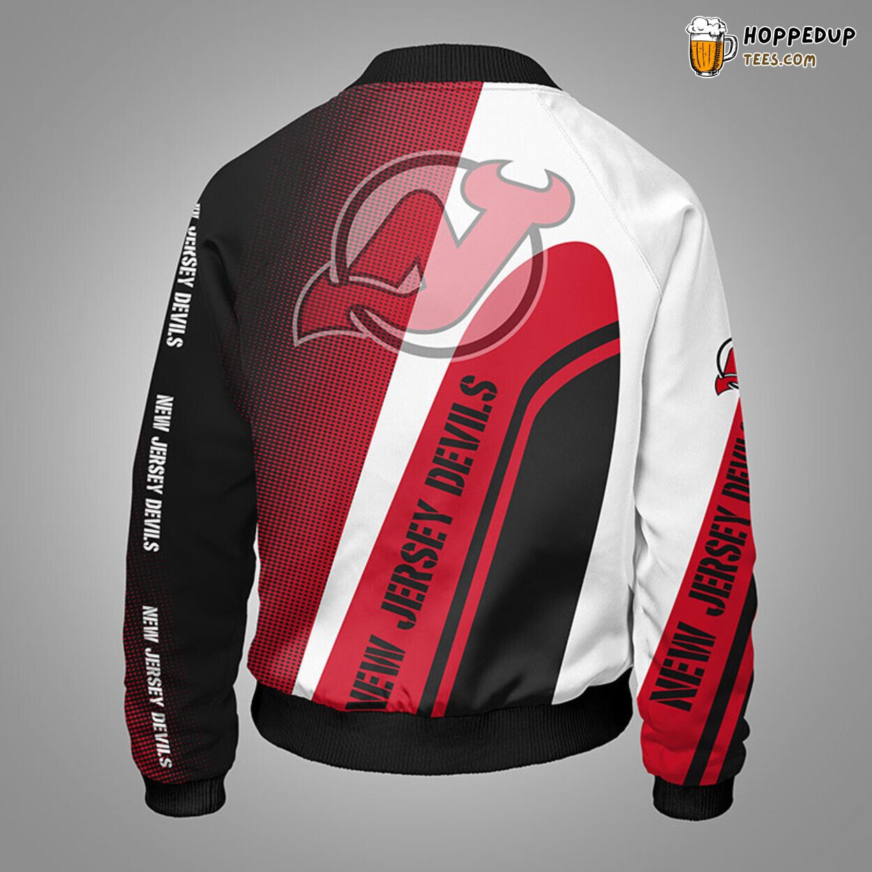 New Jersey Devils NHL Red Unisex Distinct Bomber Jacket Stylish Design Look