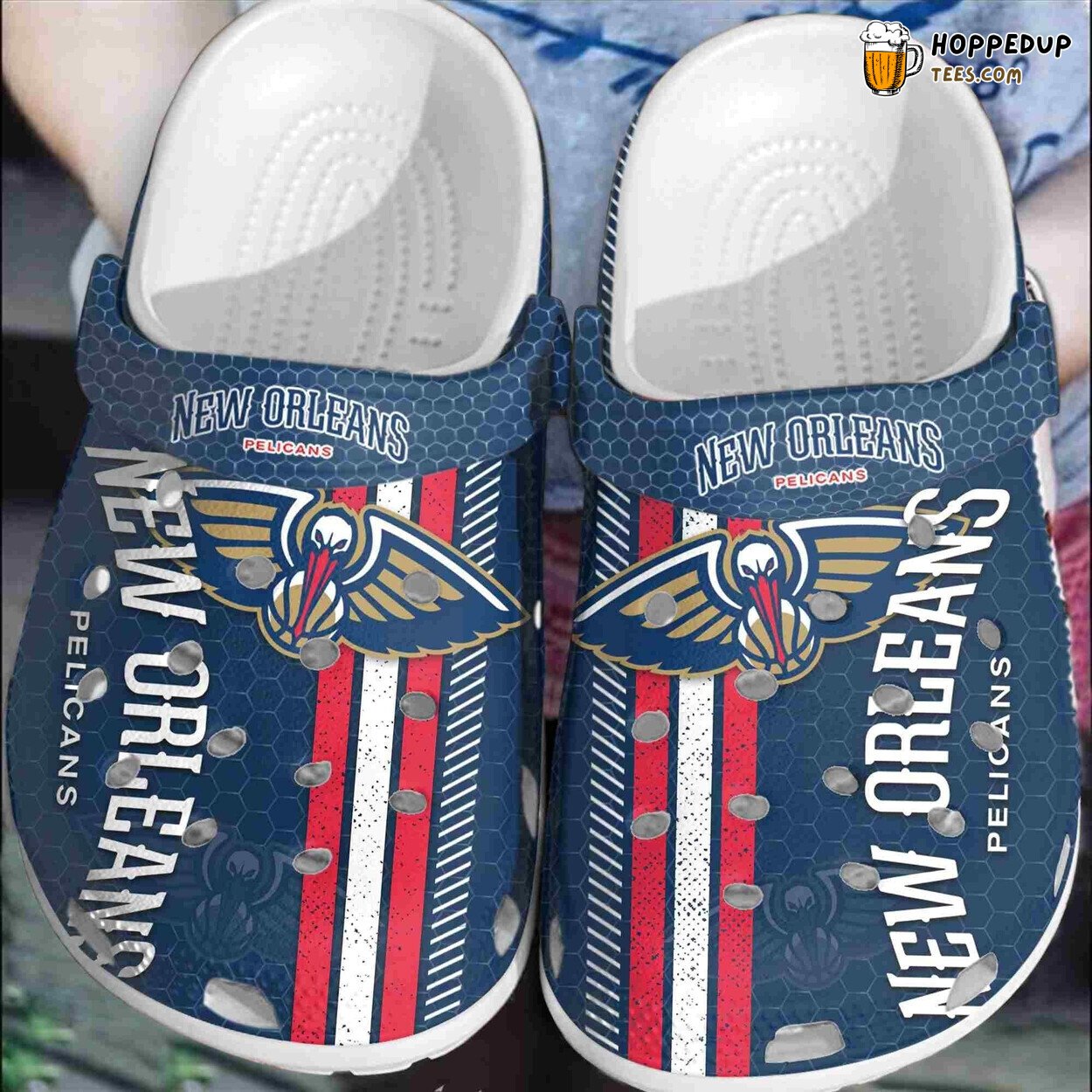 New Orleans Pelicans Basketball Club Comfy Durable Clogs Shoes