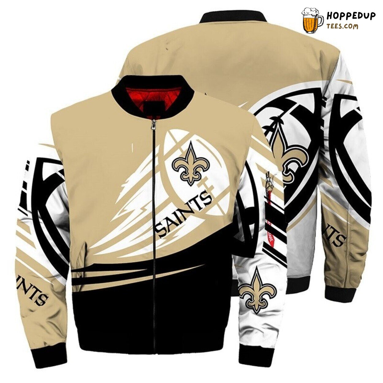 New Orleans Saints Bomber Jacket Ultra Balls Graphic Premium Design