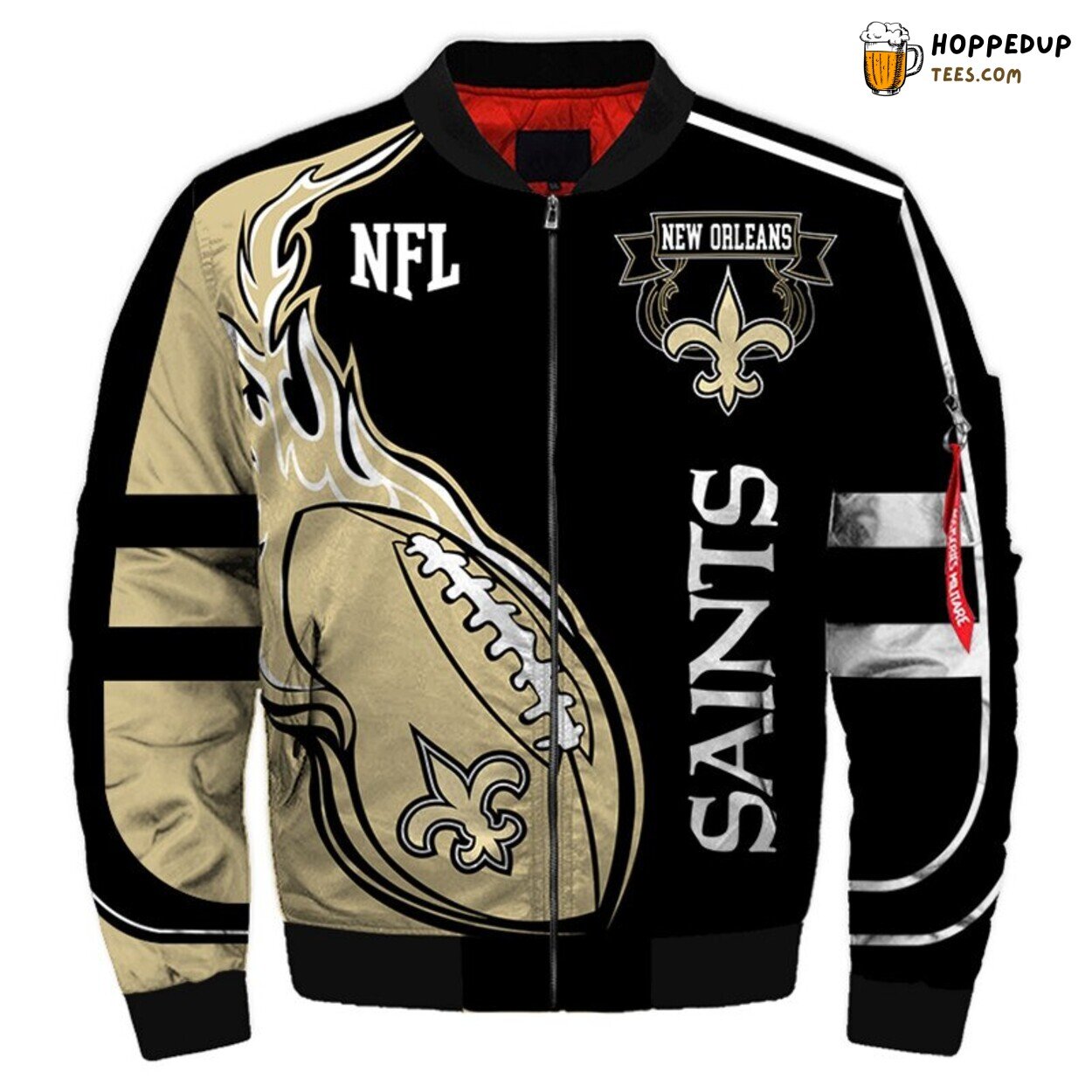 New Orleans Saints Essential Winter Bomber Jacket Men’s Premium Selection