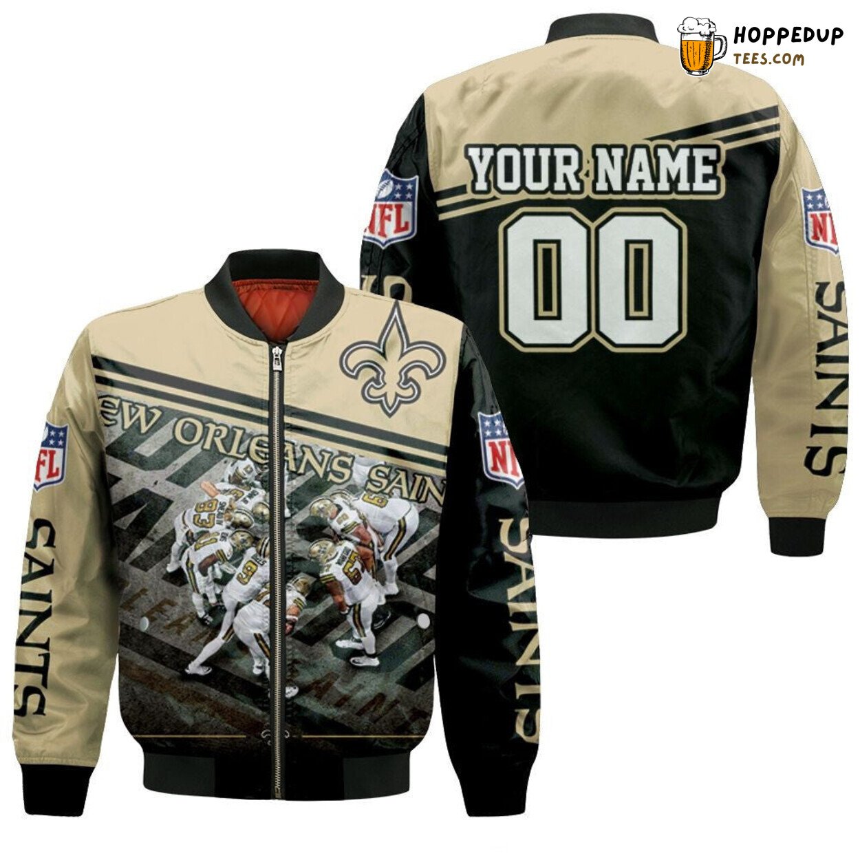 New Orleans Saints Nfc South Legends Super Bowl 3D Bomber Jacket Design
