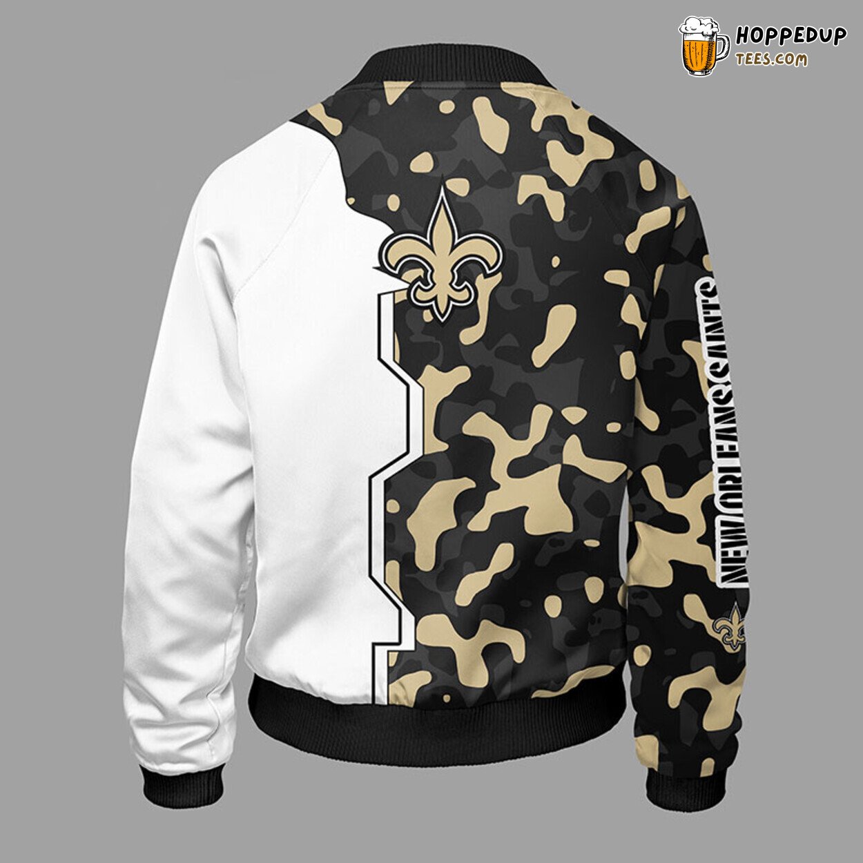 New Orleans Saints NFL Camouflage Unique Bomber Jacket Stylish Look
