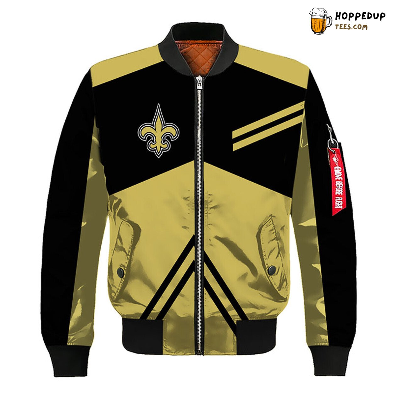 New Orleans Saints NFL Distinct Olive Bomber Jacket Stylish Unique Look