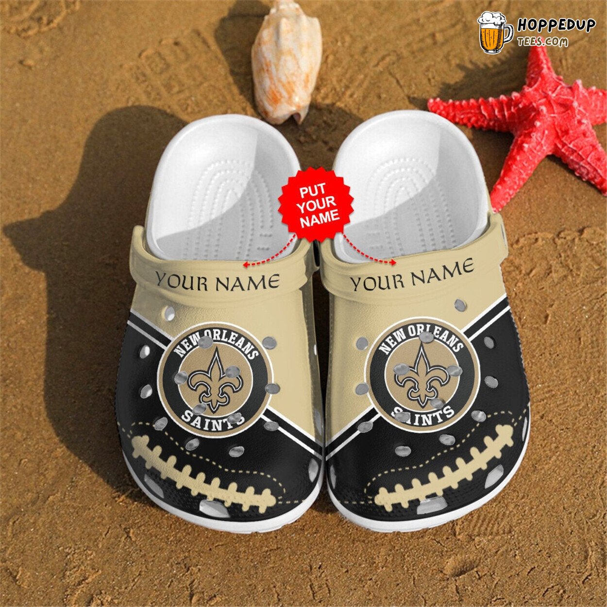 New Orleans Saints NFL Fans Personalized Custom Comfort Clogs