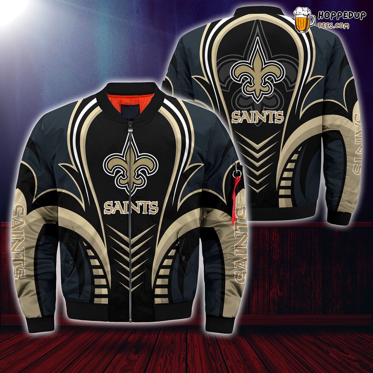 New Orleans Saints NFL Seasonal Edition Bomber Jacket Premium Choice Wear