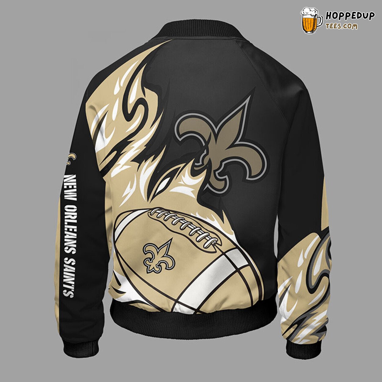 New Orleans Saints NFL Signature Bomber Jacket Black Classic